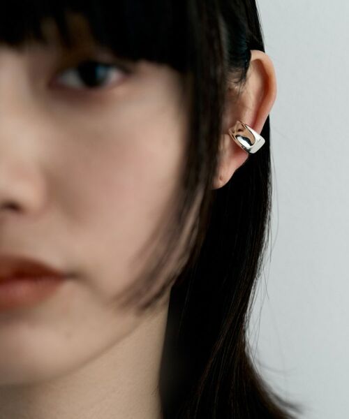 COCOSHNIK / ココシュニック ピアス・イヤリング | シルバー コンケイブイヤカフ | 詳細7