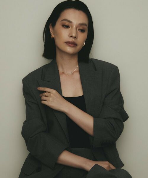 COCOSHNIK / ココシュニック ネックレス・ペンダント・チョーカー | K10ヘリンボーン ネックレス | 詳細6