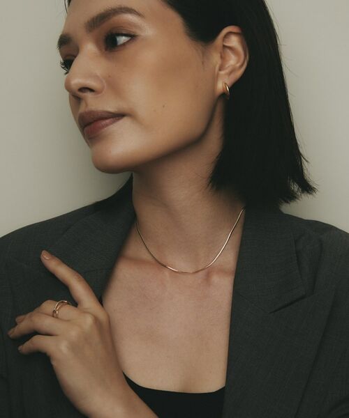 COCOSHNIK / ココシュニック ネックレス・ペンダント・チョーカー | K10ヘリンボーン ネックレス | 詳細7