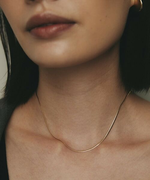 COCOSHNIK / ココシュニック ネックレス・ペンダント・チョーカー | K10ヘリンボーン ネックレス | 詳細8