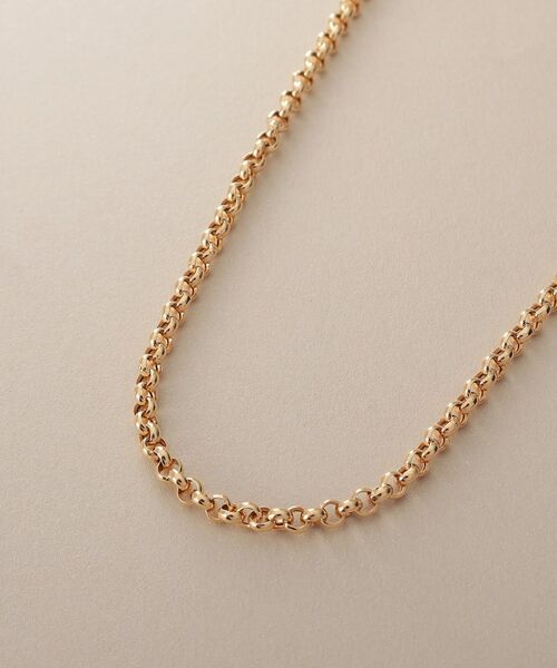 COCOSHNIK / ココシュニック ネックレス・ペンダント・チョーカー | K18中空ハーフラウンド ネックレス | 詳細2