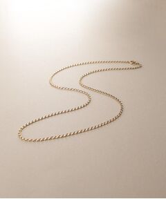 COCOSHNIK / ココシュニック ネックレス・ペンダント・チョーカー | K18ツイストエクレア ネックレス細