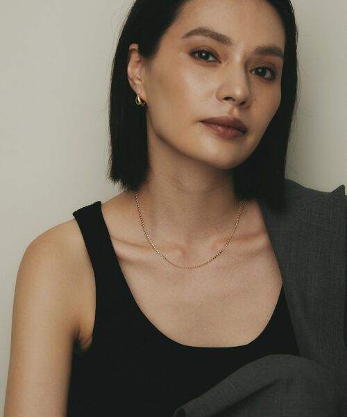 COCOSHNIK / ココシュニック ネックレス・ペンダント・チョーカー | K18ツイストエクレア ネックレス細 | 詳細6