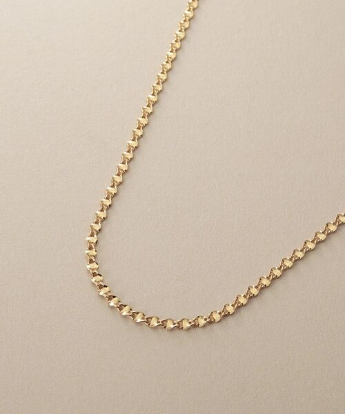COCOSHNIK / ココシュニック ネックレス・ペンダント・チョーカー | K18ツイストエクレア ネックレス太 | 詳細2