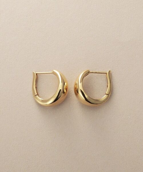 COCOSHNIK / ココシュニック ピアス・イヤリング | K18ペアシェイプ ワンタッチピアス大 | 詳細3