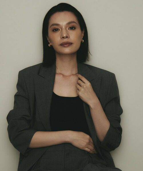 COCOSHNIK / ココシュニック ピアス・イヤリング | K10中空カーブフラット スタッズピアス | 詳細7