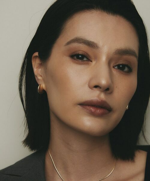 COCOSHNIK / ココシュニック ピアス・イヤリング | K10中空カーブフラット スタッズピアス | 詳細8