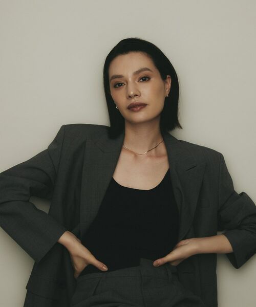 COCOSHNIK / ココシュニック ピアス・イヤリング | K10面取りトラペーズ スタッズピアス | 詳細7