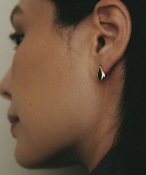 COCOSHNIK / ココシュニック ピアス・イヤリング | K10甲丸ラップ スタッズピアス | 詳細8