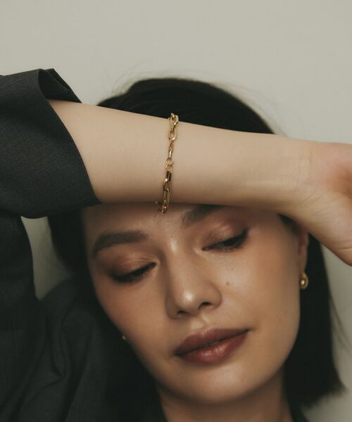 COCOSHNIK / ココシュニック ブレスレット・バングル | K18中空しのぎフィガロ ブレスレット | 詳細7