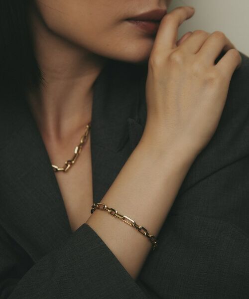 COCOSHNIK / ココシュニック ブレスレット・バングル | K18中空しのぎフィガロ ブレスレット | 詳細8