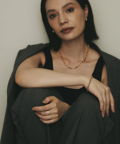 COCOSHNIK / ココシュニック ブレスレット・バングル | K18中空甲丸アズキ ブレスレット | 詳細6