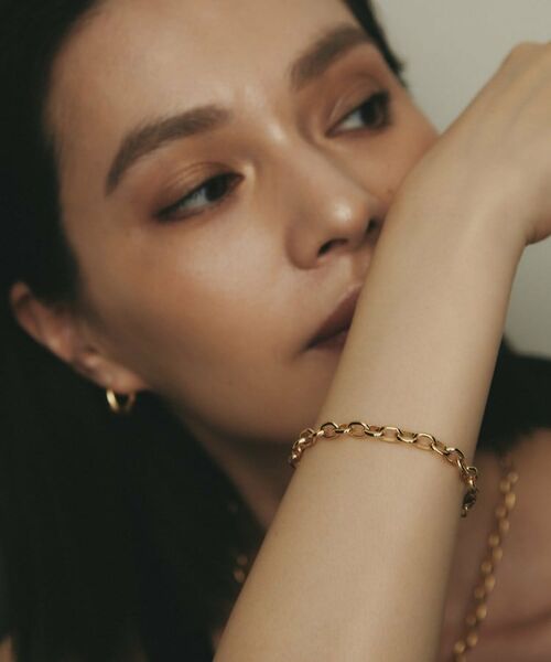 COCOSHNIK / ココシュニック ブレスレット・バングル | K18中空甲丸アズキ ブレスレット | 詳細7