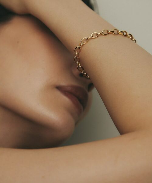 COCOSHNIK / ココシュニック ブレスレット・バングル | K18中空甲丸アズキ ブレスレット | 詳細8