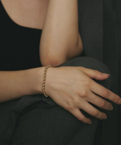 COCOSHNIK / ココシュニック ブレスレット・バングル | K18中空ハーフラウンド ブレスレット | 詳細7