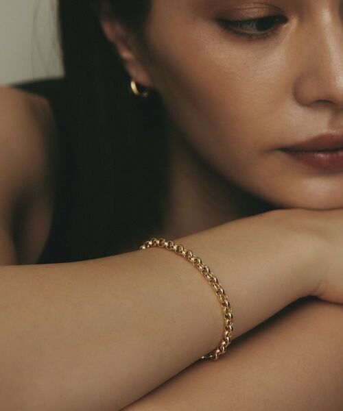 COCOSHNIK / ココシュニック ブレスレット・バングル | K18中空ハーフラウンド ブレスレット | 詳細8