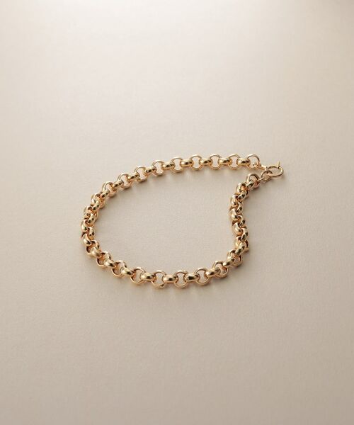 COCOSHNIK / ココシュニック ブレスレット・バングル | K18中空ハーフラウンド ブレスレット（イエローゴールド(100)）