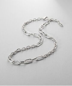 COCOSHNIK / ココシュニック ネックレス・ペンダント・チョーカー | シルバー オルタネートチェーン ケーブル・オーバルネックレス