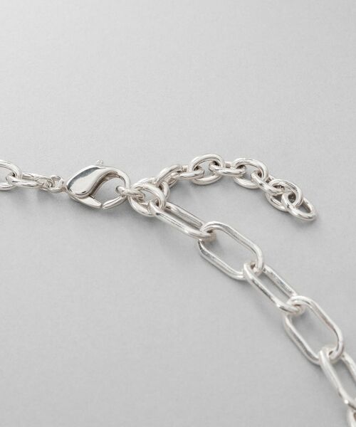 COCOSHNIK / ココシュニック ネックレス・ペンダント・チョーカー | シルバー オルタネートチェーン ケーブル・オーバルネックレス | 詳細3