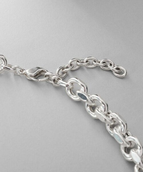 COCOSHNIK / ココシュニック ネックレス・ペンダント・チョーカー | シルバー デザインチェーン ホロウカットケーブルネックレス | 詳細3