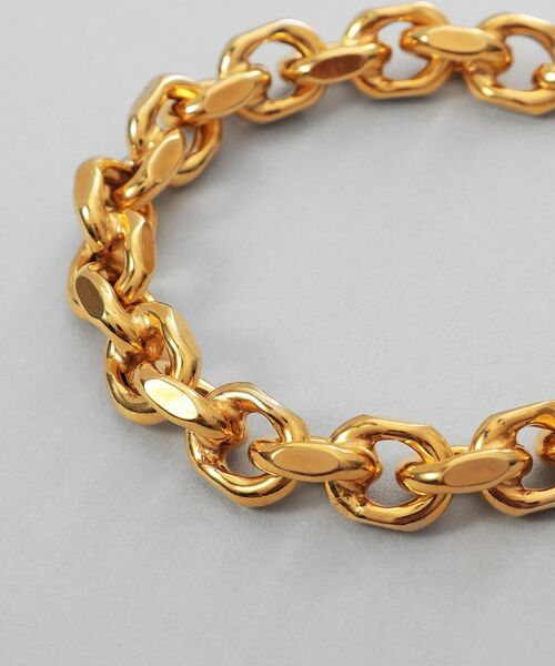 COCOSHNIK / ココシュニック ブレスレット・バングル | シルバー デザインチェーン ホロウカットケーブルブレスレット GP | 詳細2