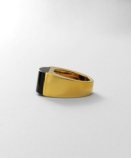 COCOSHNIK / ココシュニック リング | シルバー オニキス バフトップカットリング GP | 詳細3