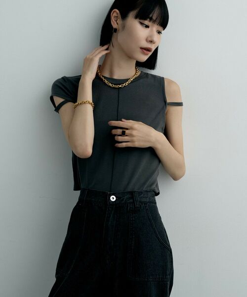 COCOSHNIK / ココシュニック リング | シルバー オニキス バフトップカットリング GP | 詳細6