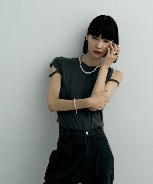 COCOSHNIK / ココシュニック リング | シルバー オニキス バフトップカットリング | 詳細6