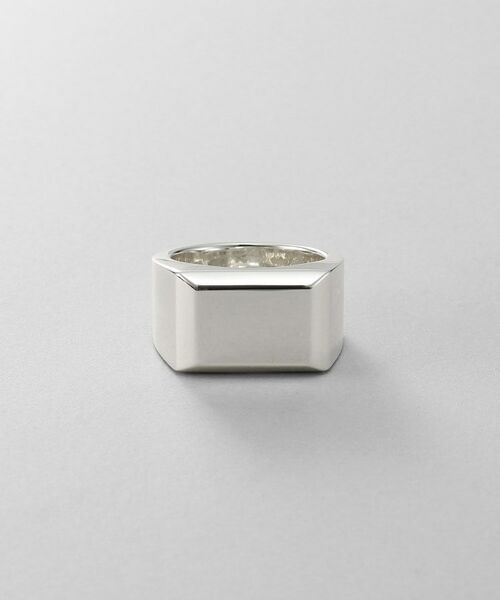 COCOSHNIK / ココシュニック リング | シルバー バケットカット シグネットリング | 詳細2