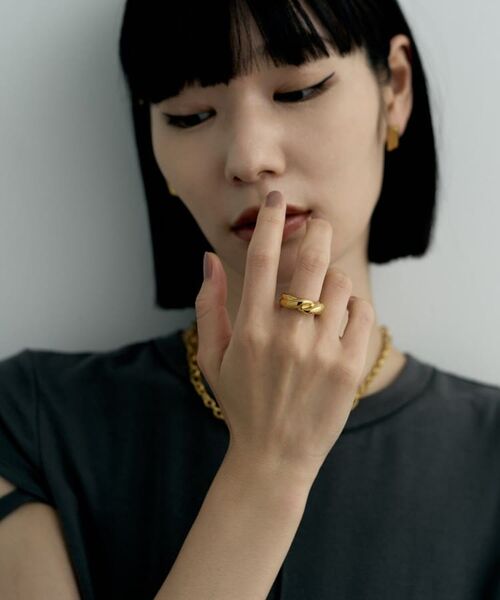 COCOSHNIK / ココシュニック リング | シルバー ギメルモチーフリング GP | 詳細7