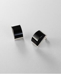 COCOSHNIK / ココシュニック ピアス・イヤリング | シルバー オニキス バフトップカットピアス