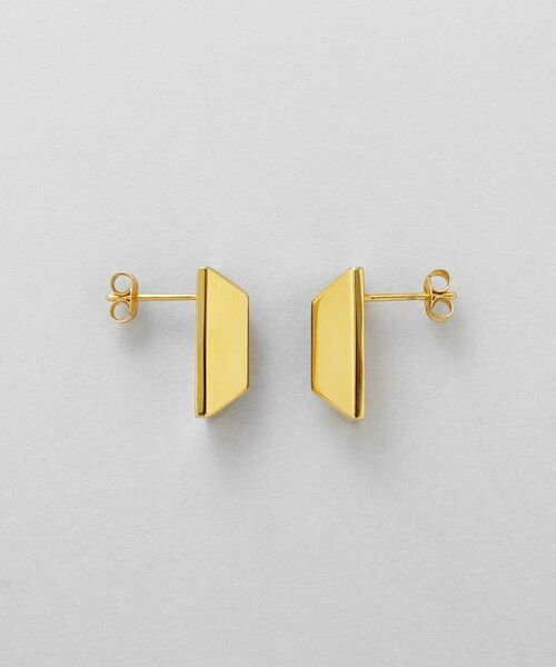 COCOSHNIK / ココシュニック ピアス・イヤリング | シルバー ロングピラミッド スタッドピアス GP | 詳細4