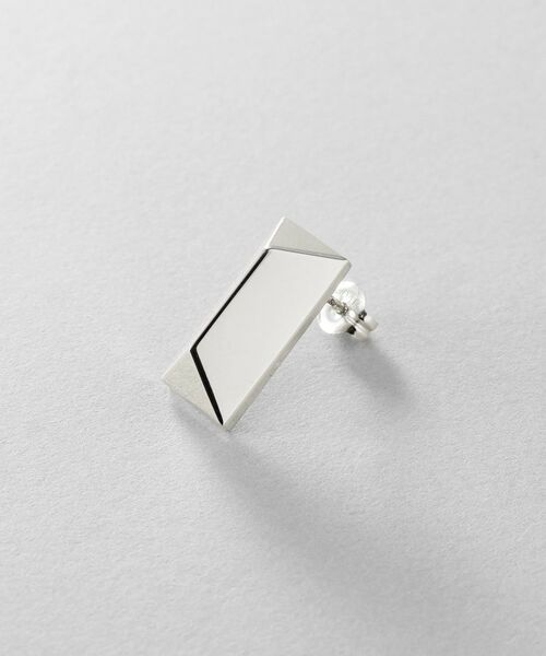COCOSHNIK / ココシュニック ピアス・イヤリング | シルバー ロングピラミッド スタッドピアス | 詳細2