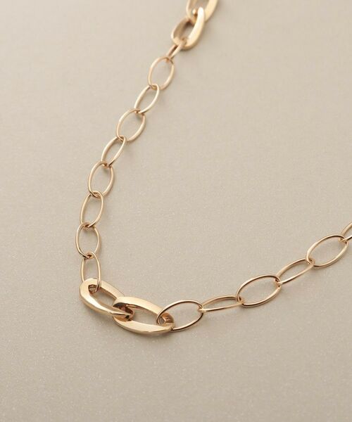 COCOSHNIK / ココシュニック ネックレス・ペンダント・チョーカー | K10PCフラットアズキステーション ネックレス | 詳細2