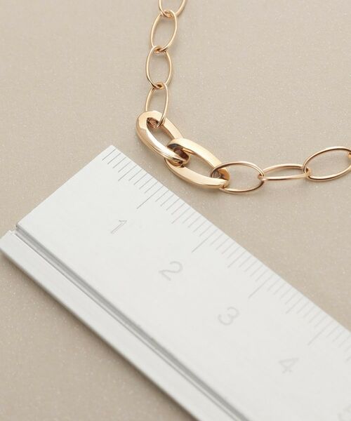 COCOSHNIK / ココシュニック ネックレス・ペンダント・チョーカー | K10PCフラットアズキステーション ネックレス | 詳細5