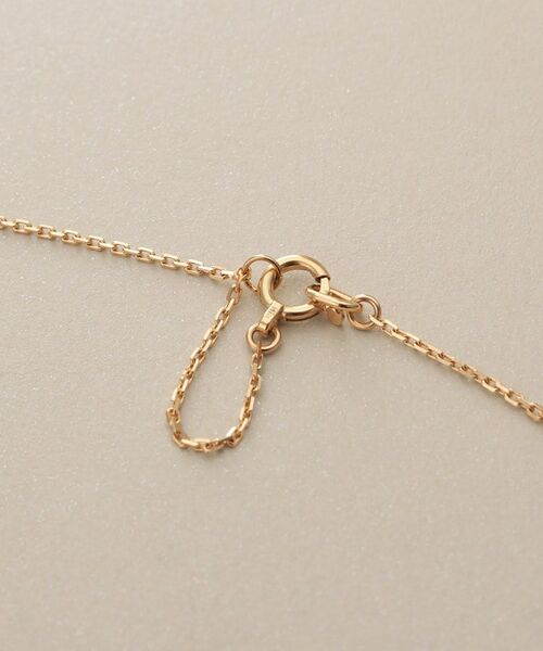 COCOSHNIK / ココシュニック ネックレス・ペンダント・チョーカー | K18ダイヤモンド 縦溝ビーズ ネックレス | 詳細4