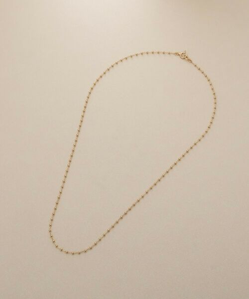 COCOSHNIK / ココシュニック ネックレス・ペンダント・チョーカー | K18キャビアビーズチェーン ネックレス | 詳細4