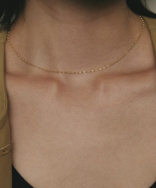 COCOSHNIK / ココシュニック ネックレス・ペンダント・チョーカー | K18キャビアビーズチェーン ネックレス | 詳細8