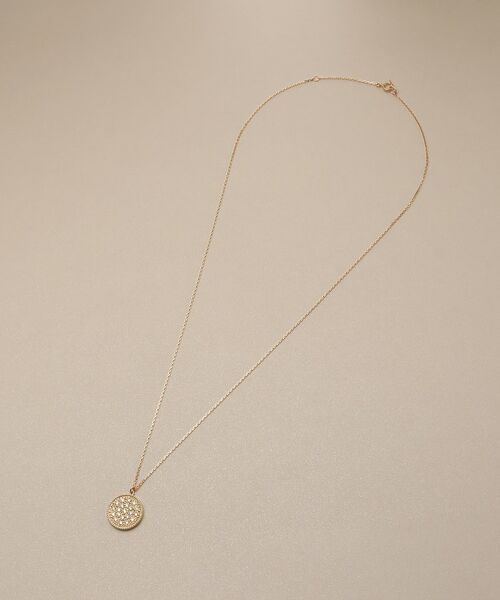COCOSHNIK / ココシュニック ネックレス・ペンダント・チョーカー | K18ダイヤモンド ミルパヴェ ネックレス大 | 詳細5