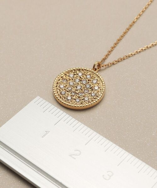 COCOSHNIK / ココシュニック ネックレス・ペンダント・チョーカー | K18ダイヤモンド ミルパヴェ ネックレス大 | 詳細6