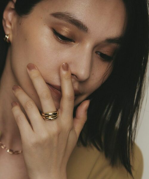 COCOSHNIK / ココシュニック リング | K10Sカーブスタック リング | 詳細6