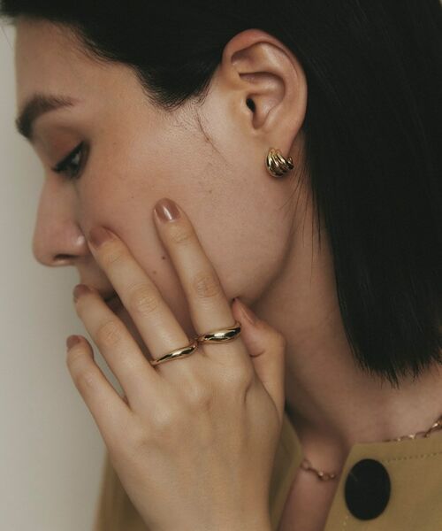 COCOSHNIK / ココシュニック リング | K10Sカーブスタック リング | 詳細7