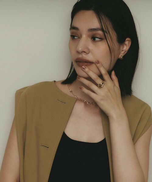 COCOSHNIK / ココシュニック リング | K10カーブスタック リング | 詳細5