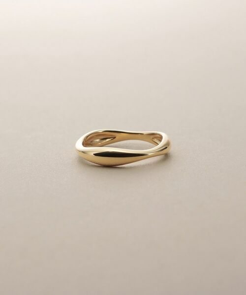 COCOSHNIK / ココシュニック リング | K10ウェーブスタック リング | 詳細1