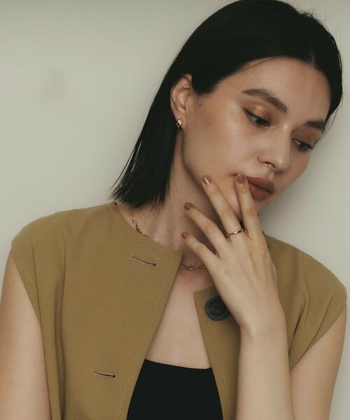 COCOSHNIK / ココシュニック リング | K10ウェーブスタック リング | 詳細5