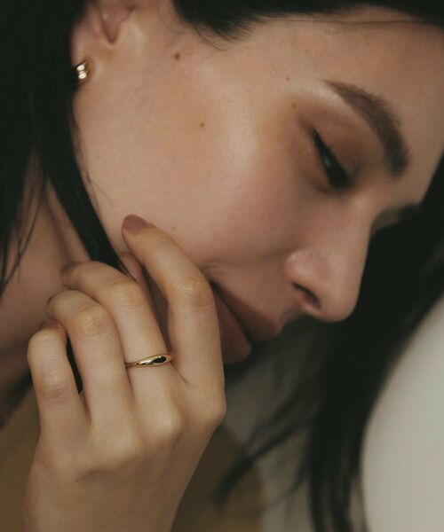 COCOSHNIK / ココシュニック リング | K10ウェーブスタック リング | 詳細7