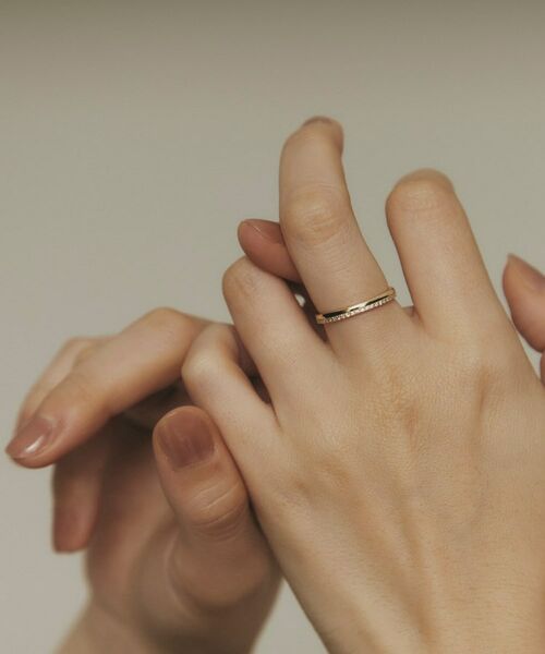 COCOSHNIK / ココシュニック リング | K10ダイヤモンド セパレート リング | 詳細8