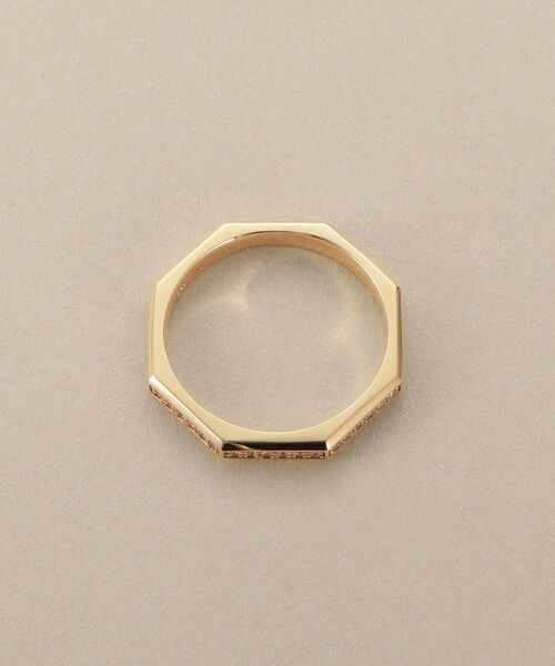 COCOSHNIK / ココシュニック リング | K10ダイヤモンド トラペーズ面取り リング | 詳細4