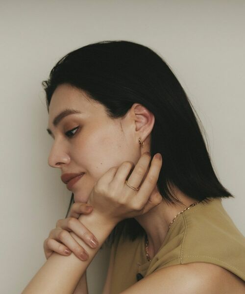 COCOSHNIK / ココシュニック リング | K10ダイヤモンド トラペーズ面取り リング | 詳細6