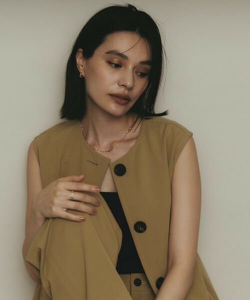 COCOSHNIK / ココシュニック リング | K10ダイヤモンド キヘイチェーンモチーフ リング | 詳細6